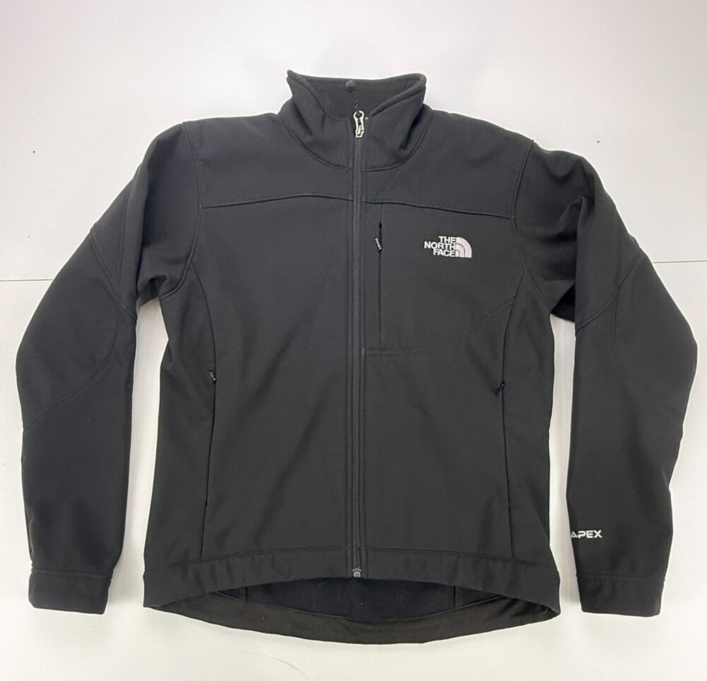 The North Face Apex Bionic Jacket Medium Black Softshell Fleece ANC4 2007
